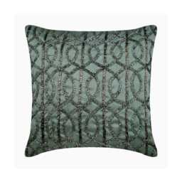 "Designer Lattice, Trellis Gray European Pillowcase 24""x24""/26""x26"