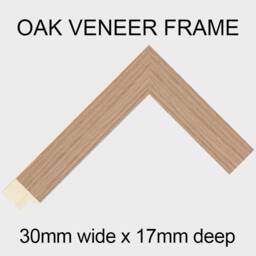 Large Oak Veneer Multi Photo Frame - Collage Holds 15 - 6x4 Photos - thumbnail 3