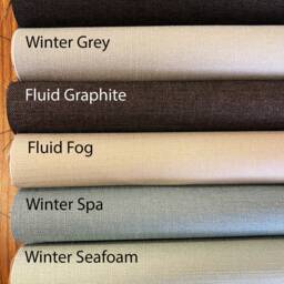 Custom Pinch Pleated Faux Linen Drapery Panel, Solid Color, Blackout Lined - thumbnail 4