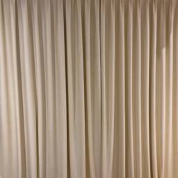 Custom Pinch Pleated Faux Linen Drapery Panel, Solid Color, Blackout Lined - thumbnail 2