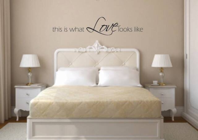 Wall Decal Quote - This Is What Love Looks Like Vinyl Love Story - image 1