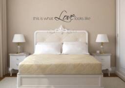 Wall Decal Quote - This Is What Love Looks Like Vinyl Love Story - thumbnail 1