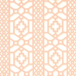 Schumacher - Zanzibar Trellis Coral Elsie De Wolfe Inspired Designer Cushion Cover Handmade Throw Pillow Luxury Home Decor - thumbnail 3