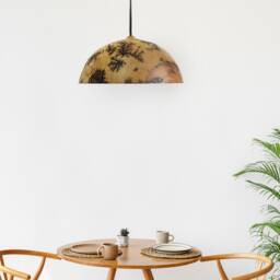 Large Rustic Wood Pendant Light, Unique Hanging Chandelier For Kitchen - thumbnail 4
