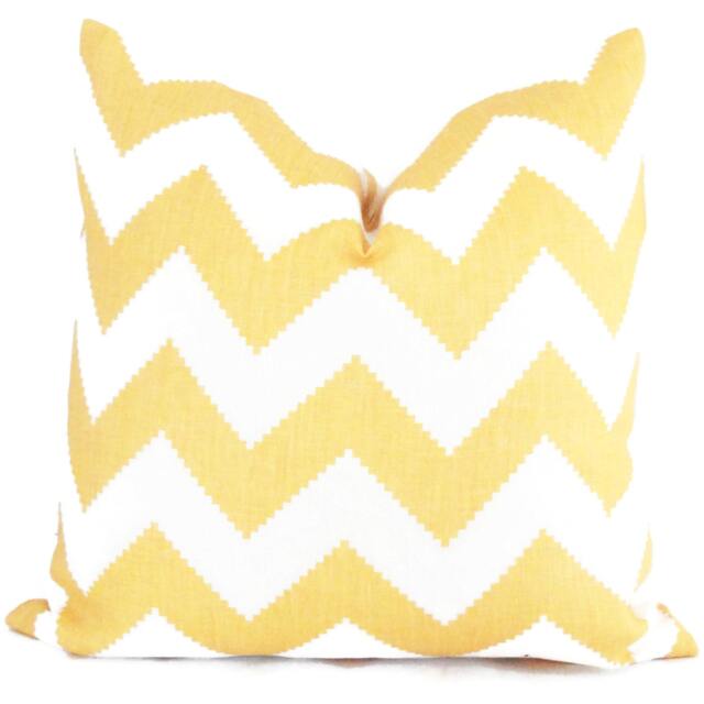 Jonathan Adler Yellow Chevron Pillow Cover 20x20 - Accent Throw Ready To Ship Clearance Sale Eor - image 1