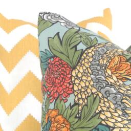 Jonathan Adler Yellow Chevron Pillow Cover 20x20 - Accent Throw Ready To Ship Clearance Sale Eor - thumbnail 2