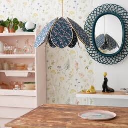 Double Flower Pendant Light - Night - thumbnail 4