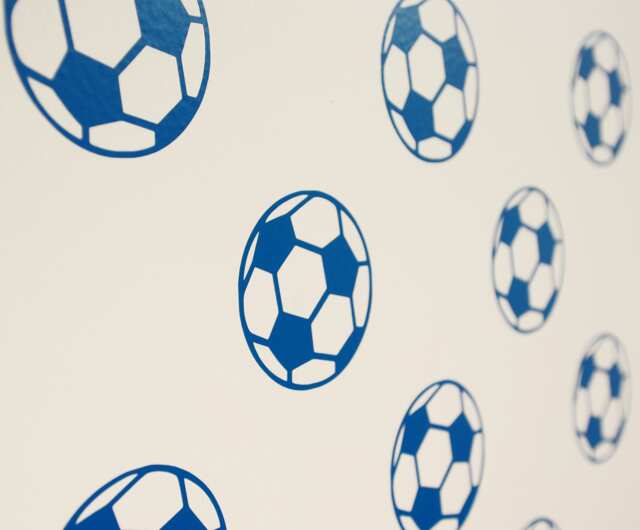 Football Vinyl Wall Art Decals/stickers - Various Colours & Sizes - image 1