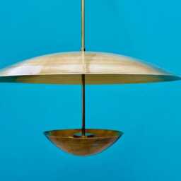 6 Light Elegance Brass Dish Chandelier Trending Lighting Piece Home Decor - thumbnail 3