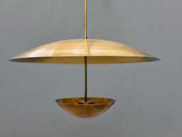 6 Light Elegance Brass Dish Chandelier Trending Lighting Piece Home Decor