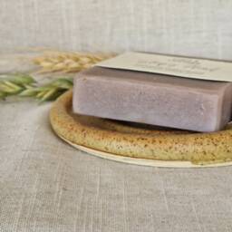 Sandstone Soap Dish, Yellow Ceramic Tray, Handmade Kitchen Pottery, Household Holder, Thrown Orange Dishes - thumbnail 3