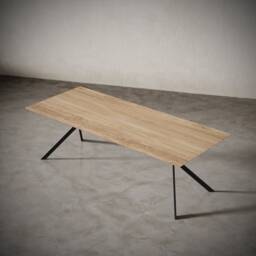 Kinsley Natural Oak Dining Table - thumbnail 2