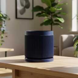 Large Indoor Outdoor 3D Printed Planter, Plant Pot With Drainage, Terracotta, Green, Yellow, Sizes 4 5 6 7 8 9 10 11 Inch, Cadence - thumbnail 4