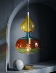 Pendant Lights Modern Fall Decor, Blown Glass Pendant, Light For Kitchen Island, Modern Hanging Lights, Glass Ceiling - thumbnail 1