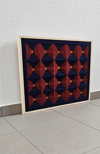 Modern3D Wall Hanging/Home Decoration/Modern Textile/Wall Decoration/Textile Art Framed/Weaving Textile3D/ - image 1