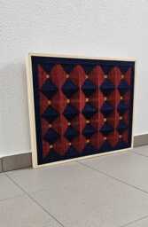 Modern3D Wall Hanging/Home Decoration/Modern Textile/Wall Decoration/Textile Art Framed/Weaving Textile3D/ - thumbnail 1