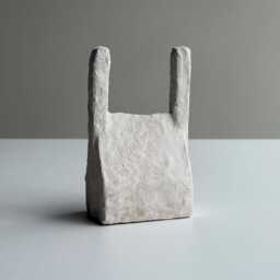 Little Japandi House - Original Sculpture Minimalist Art Handmade By Scandinavian Designer Laurie Poast - thumbnail 3