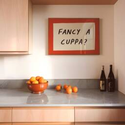 Fancy A Cuppa? Unframed Print - Kitchen Prints Decor Tea Drink Art Dining Room Horizontal Gifts - thumbnail 1