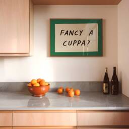 Fancy A Cuppa? Unframed Print - Kitchen Prints Decor Tea Drink Art Dining Room Horizontal Gifts - thumbnail 2