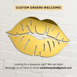 3D Brow & Lash Acrylic Wall Sign - Lounge Decor Gold Mirror Beauty Room Perfect For Aesthetics Clinics Reception Areas - thumbnail 4