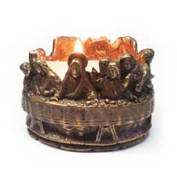 The Last Supper Bronze Candle V2 Big - thumbnail 1