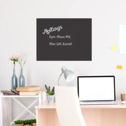 Chalkboard Wall Stickers Plain A4, A3, A2, A1-Study Decor-Kitchen Decor-Kid's Room - Blackboard Stickers-Chalkboard Memo - thumbnail 2
