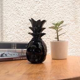 Hand Made Resin Pineapple Skull, Skull Art, Homeware, Kitchen Ware - thumbnail 4
