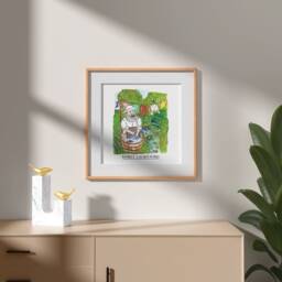 Monet Laundering - Jelly Armchair- Accounting Office Wall Art Gifts For Accountants Funny Lawyer Banker Gift Altered - thumbnail 2