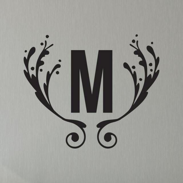 Whimsical Branches Monogram - Wall Decal Custom Vinyl Art Stickers - image 1