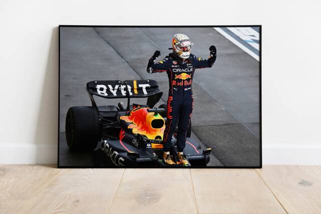 Max Verstappen 2022 Japan Red Bull Formula 1 Grand Prix Poster