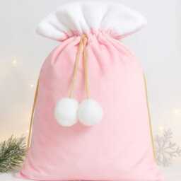 Personalised Luxury Velvet Christmas Sack, Present Xmas Decoration, Gift For Her - thumbnail 4
