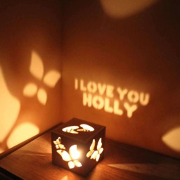 Personalized Gift For Her, Unique Birthday Girlfriend, Romantic Gifts Women, Custom Butterfly Night Light - thumbnail 3
