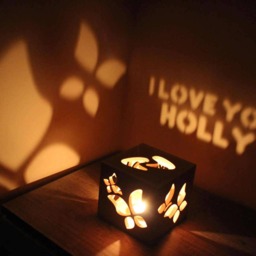 Personalized Gift For Her, Unique Birthday Girlfriend, Romantic Gifts Women, Custom Butterfly Night Light - thumbnail 2