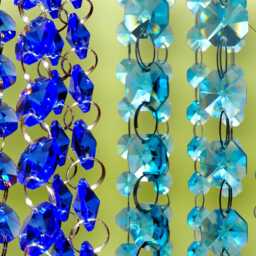 14mm Blue Or Aqua Octagon Chandelier Drops Glass Light Parts Crystals Droplets Beads Christmas Tree Wedding Decorations Garland Sun Catchers