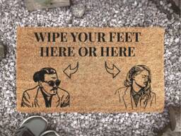 Wipe Your Feet Doormat - Amber Heard Funny Court Case Here Depp Vs Johnny Turd - thumbnail 1