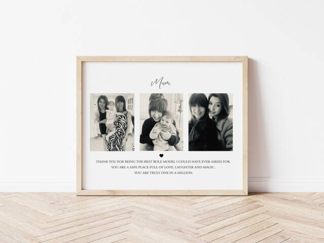 Mother's Day A4 Print Unframed/Mothers Day Photo Mum & Daughter Son Mom Gifts Sentimental Gift - image 1