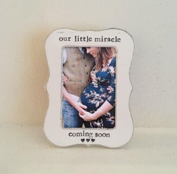 "Personalized Baby Picture Frame ""Our Little Miracle" - thumbnail 1