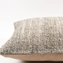 Handwoven Turkish Kilim Lumbar Pillow Bohemian Home Decor - 16x24 Inch - thumbnail 4