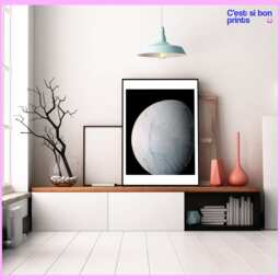 Space - Saturn Moon Cassini Astronomy Nasa Printable Print -Decor Photo Wall Art Digital Download - thumbnail 2