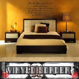Across The Years- I Will Walk With You... Xoxo - Vinyl Wall Decal Quotes Sticker A008Acrossviet - thumbnail 1