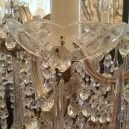 Drops, Spare Parts For Venini, Maria Theresa, Artemide, Mazzega Chandeliers, With Broken Pieces, Transparent Color , Of 10 cm Length - thumbnail 3