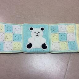 Crochet Baby Blanket Pattern PDF - Teddy Bears & Bear Paws Applique Tutorial - thumbnail 3