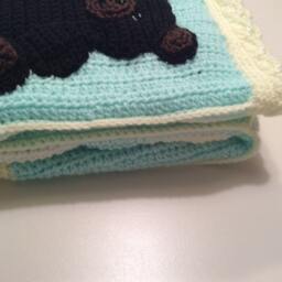 Crochet Baby Blanket Pattern PDF - Teddy Bears & Bear Paws Applique Tutorial - thumbnail 4