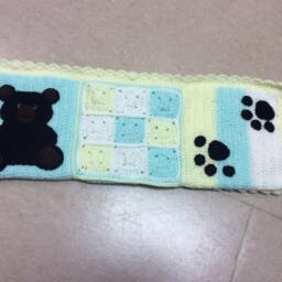 Crochet Baby Blanket Pattern PDF - Teddy Bears & Bear Paws Applique Tutorial - thumbnail 2