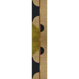 Olive Green/ Black Runner Rug Kilim Cotton Dining Room Hand Block Print Area Stair 3x10 5x10 4x15 Ft - thumbnail 3