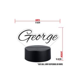Personalised Name Light Custom Led Night Light, Kids Room Decor - thumbnail 2