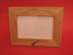 "Violin Design Real Oak Picture Frame 4"" X 6" - thumbnail 1