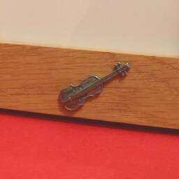 "Violin Design Real Oak Picture Frame 4"" X 6" - thumbnail 2
