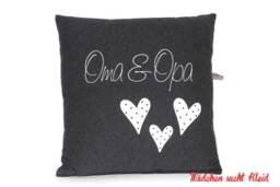 Grandma & Grandpa Cushion, 40 X cm, Cover & Filling - thumbnail 1