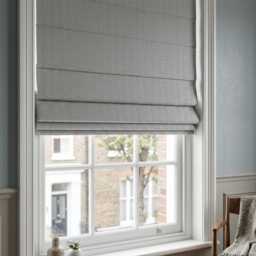 Bespoke Roman Blinds - Made To Measure With Jacquard Chevron Herringbone Custom Shades - thumbnail 1
